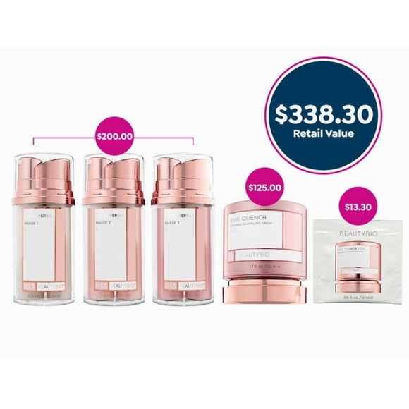 BEAUTYBIO R45: The Reversal 3-Phase Skin Transforming Beauty Treatment Set NIB - Picture 11 of 11
